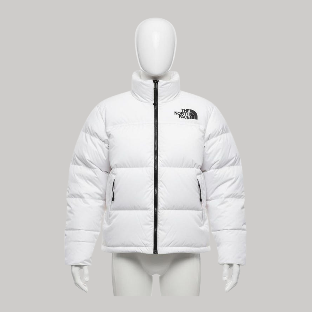 The North Face 1996 Retro Nuptse Hooded Puffer Jacket – White