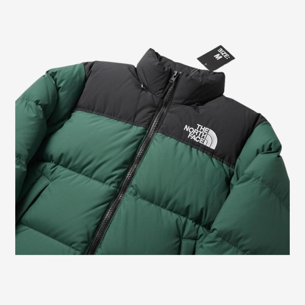 The North Face Men's 1996 Retro Hooded Puffer – Green / Black