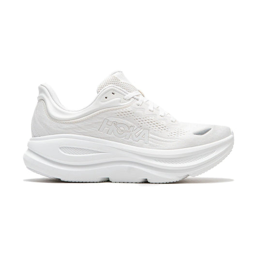 Hoka One One Bondi 9 White 1162011-WWH Men's Fashion Sneakers, New