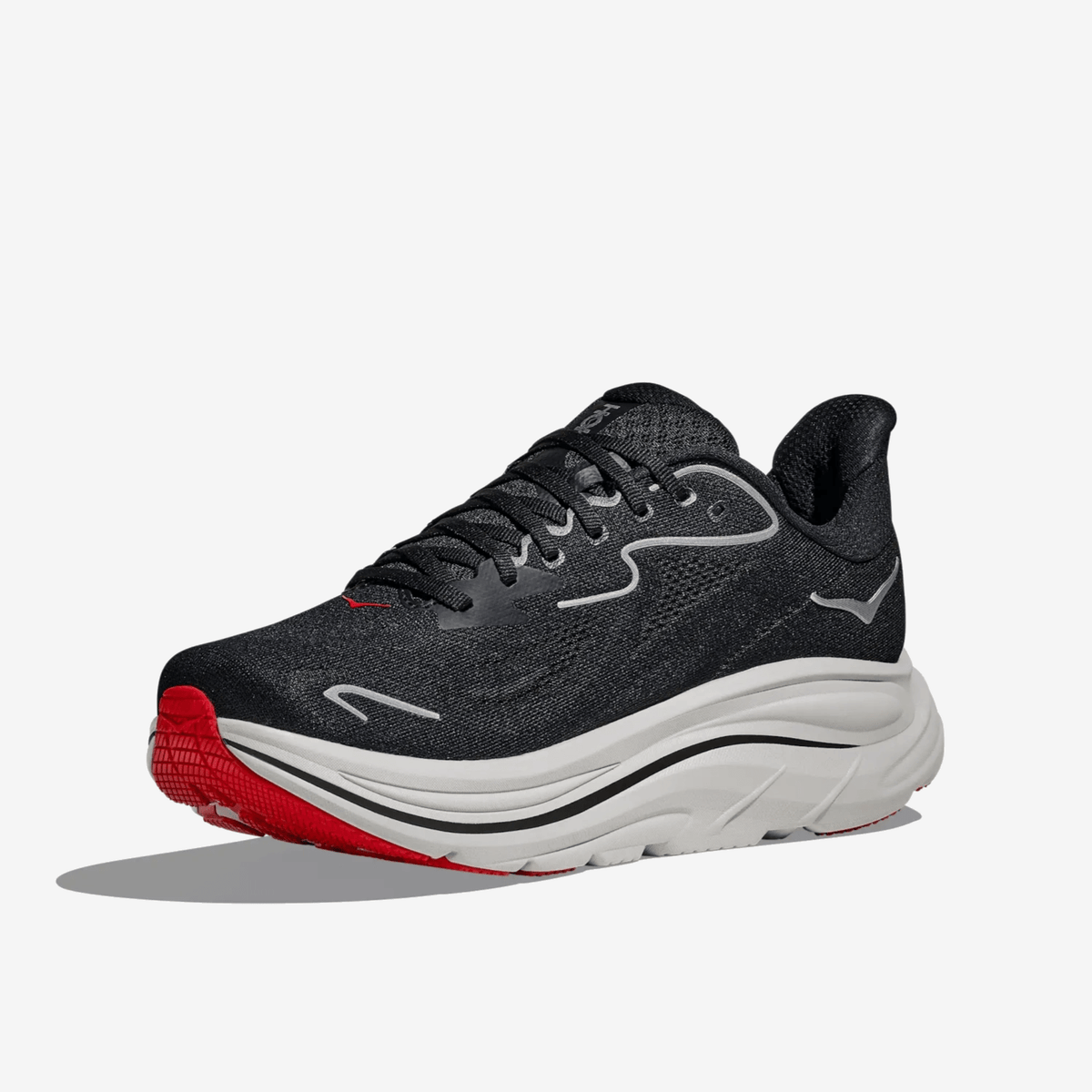 HOKA Clifton 10 Men's Sneakers, Black/Silver (1162030)