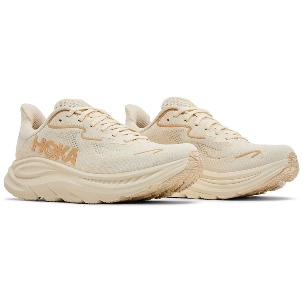 Hoka One One Clifton 10 Vanilla Birch 1162031-VCH Women's Fashion Sneakers, New
