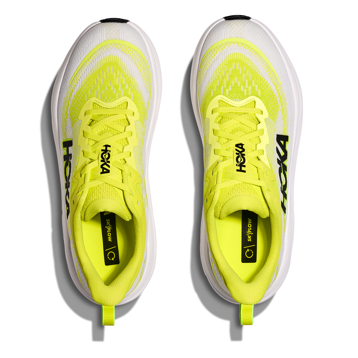Hoka Skyflow Men's Running Shoes - Neon Hoka Citrus / Neon White