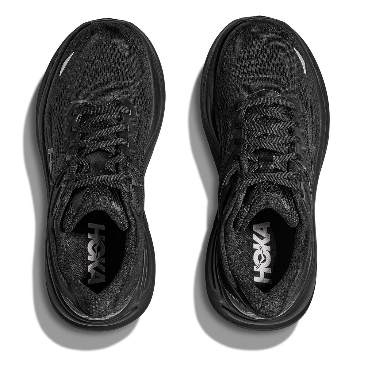 HOKA Bondi 9 Women's Running Shoes – Black / Black