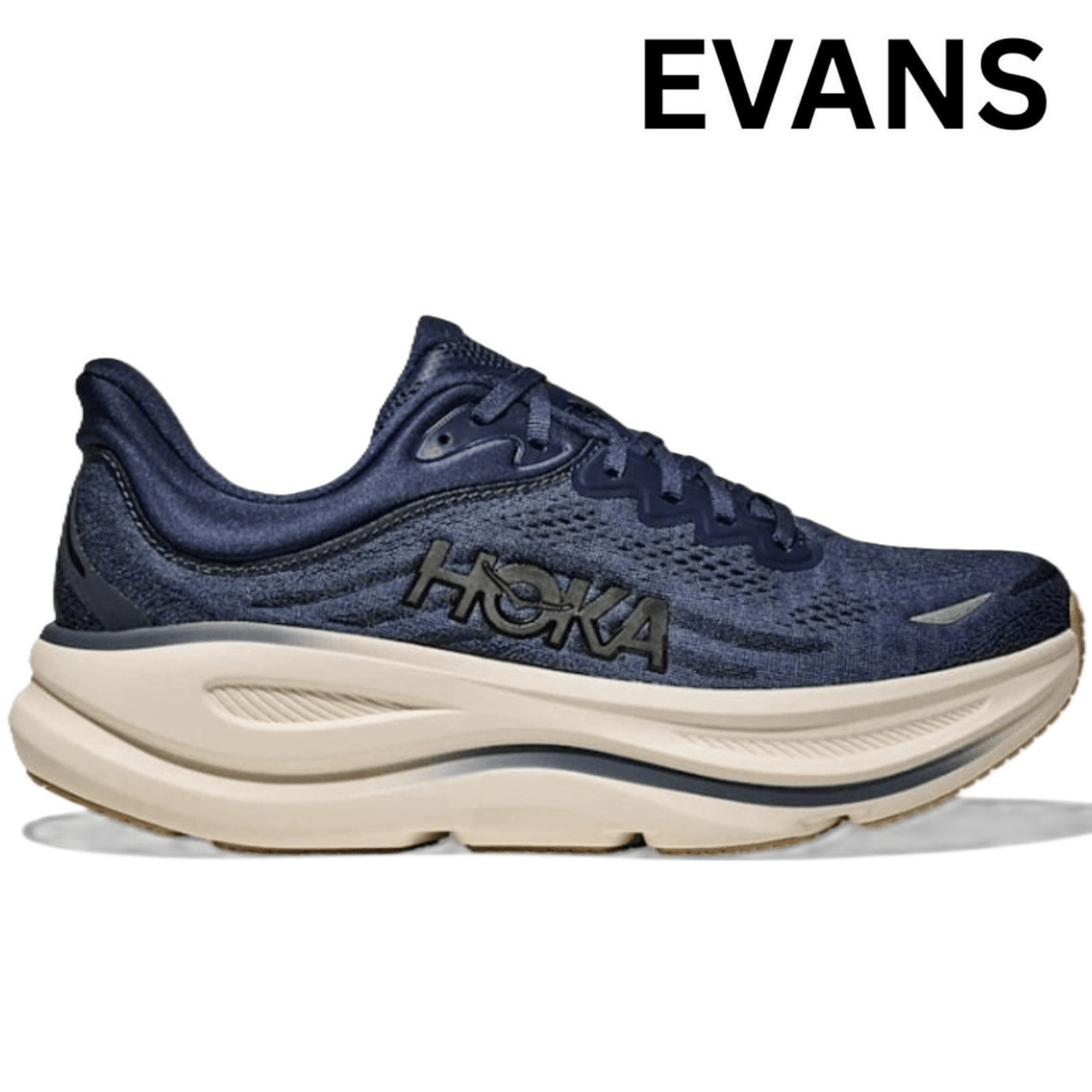 Hoka Bondi 9 Midnight Blue 1162011-MVR Men's Sneakers, New