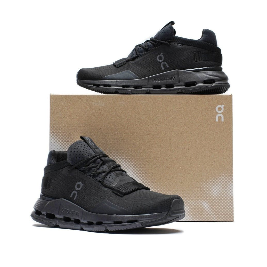 On Running Cloudnova 2 All Black 3ME30210485 Men's Fashion Sneakers, New
