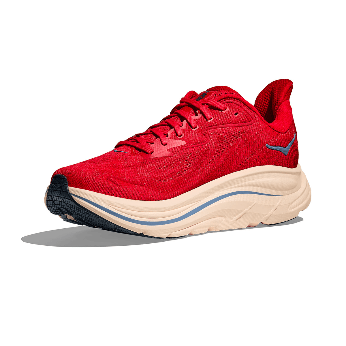 Hoka One One Clifton 10 Vermillion Varsity Navy 1162030-VLLN Men's Fashion Sneakers, New