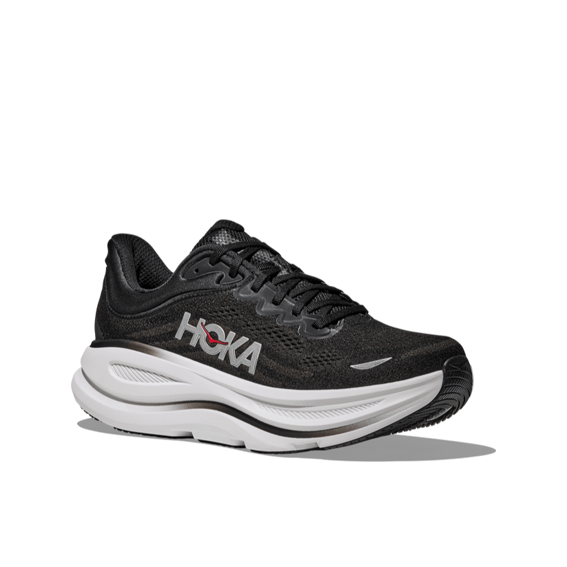 Hoka One One Bondi 9 Black Cinnabar 1162011-BKVR Men's Fashion Sneakers, New