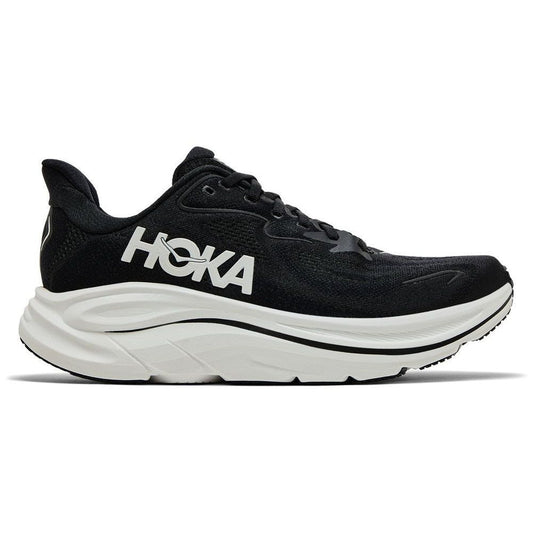 Hoka One One Clifton 10 Black & White 1162030-BWHT Men's Fashion Sneakers, New