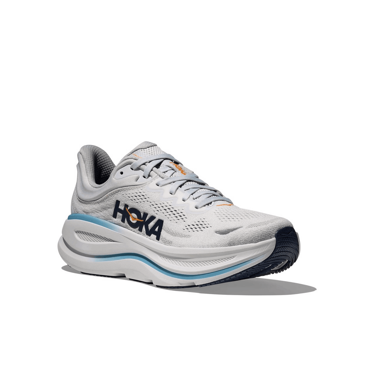 Hoka One One Bondi 9 Stardust Cosmic Grey 1162011-SSTC Men's Fashion Sneakers, New