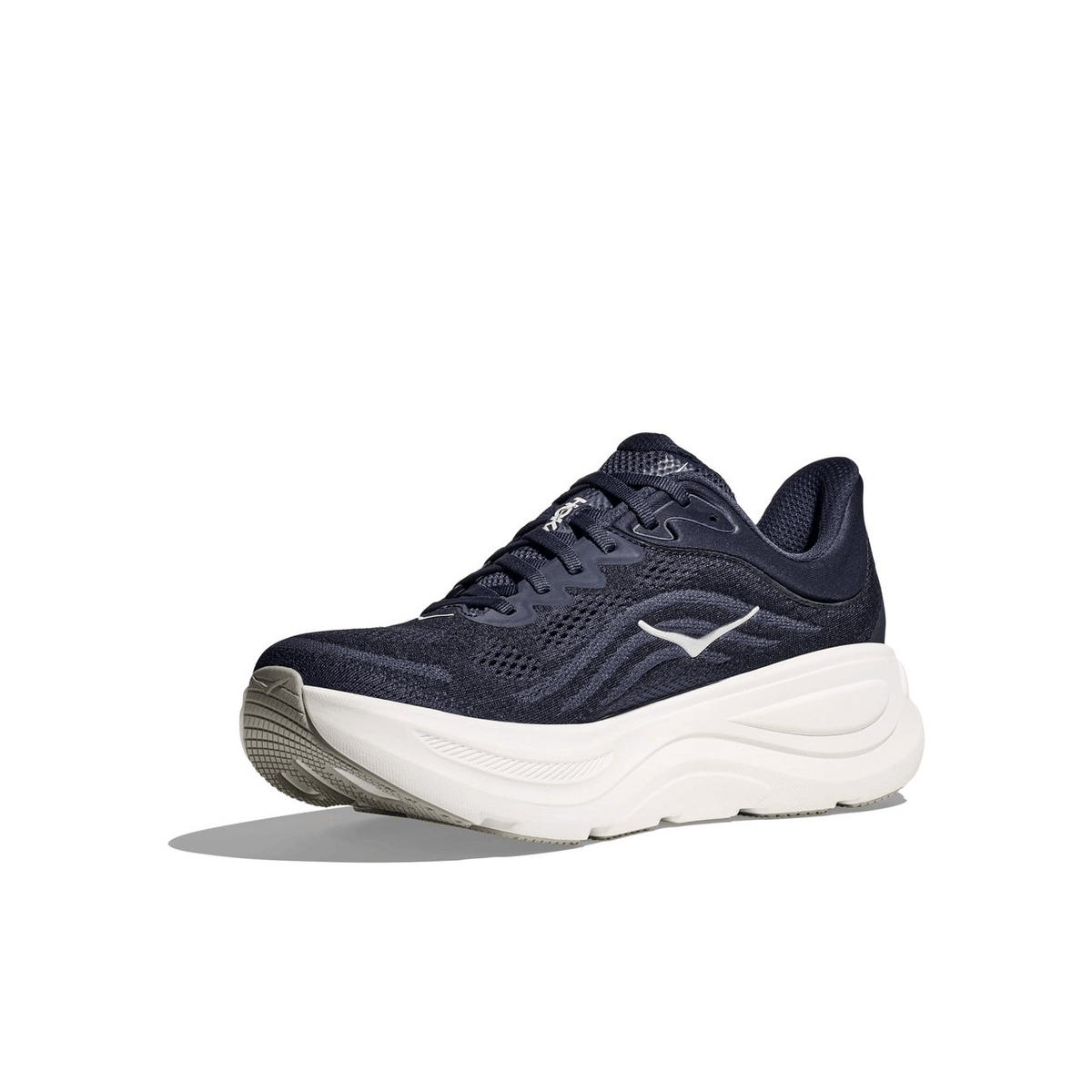 Hoka One One Bondi 9, Varsity Navy blue and white color scheme 1162011-VYN men's fashion sneakers, new