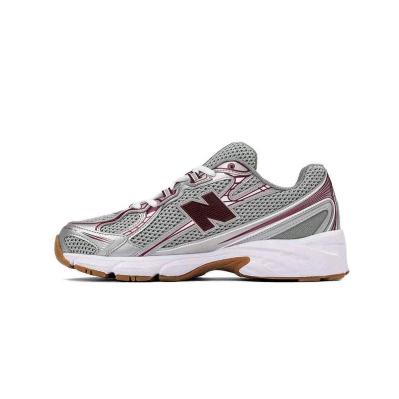 New Balance 740V2 U740MS2 men's gray-red color scheme sports running shoes LIQ1052