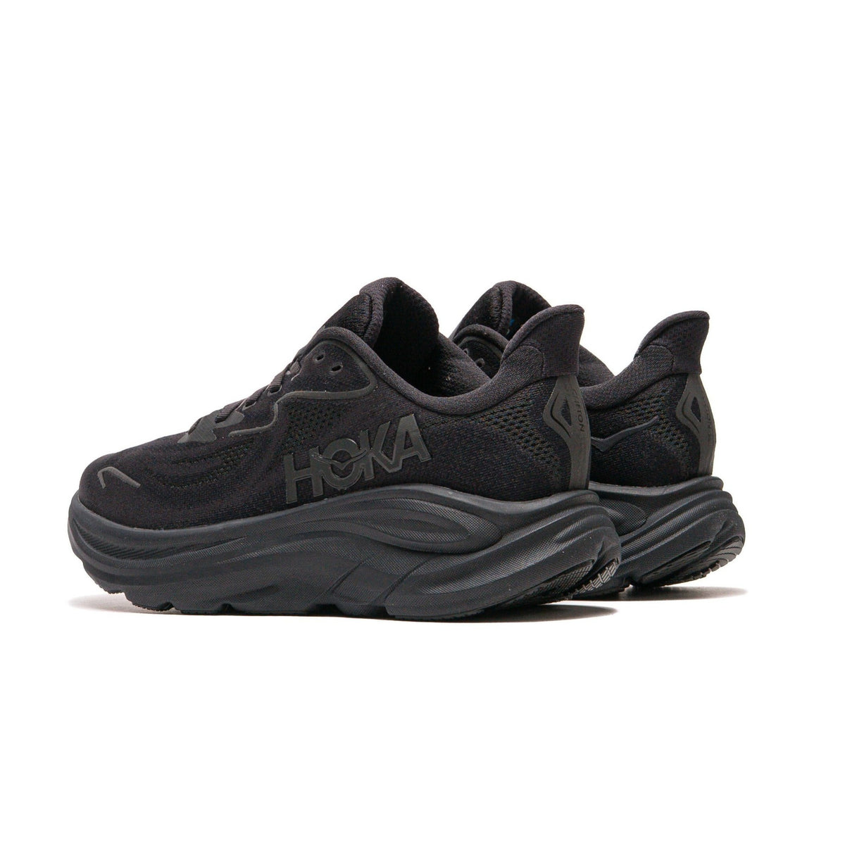 Hoka One One Clifton 10 Black 1162030-BBLC Men's Fashion Sneakers, New