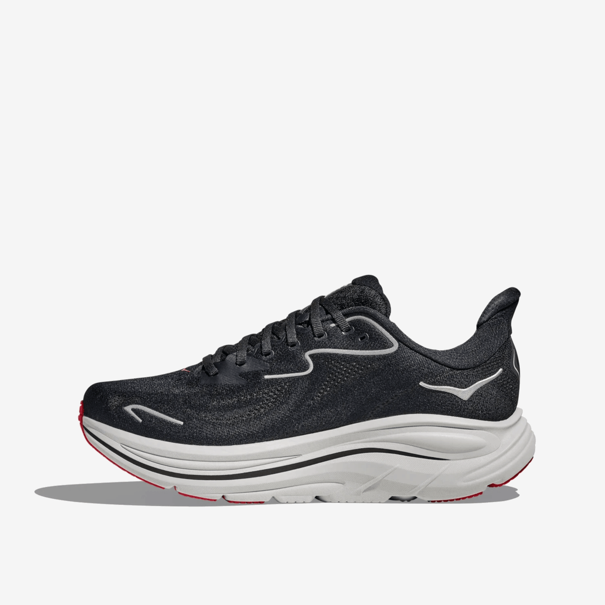 HOKA Clifton 10 Men's Sneakers, Black/Silver (1162030)