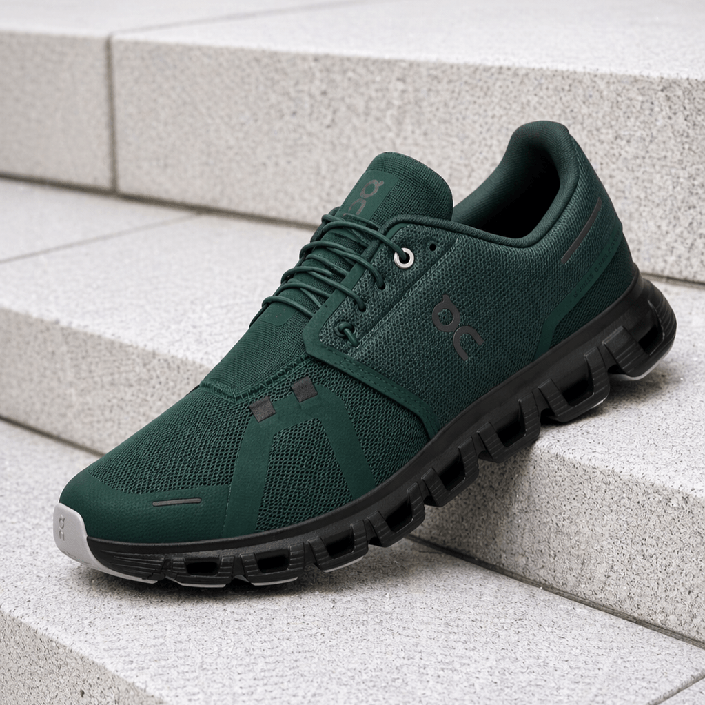 On Running Cloud 6 Evergreen Glacier 3MF10070968 Men's Fashion Sneakers, New