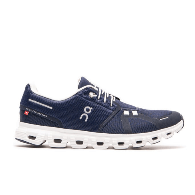 On Running Cloud 6 Midnight White Men's Fashion Sneakers, New