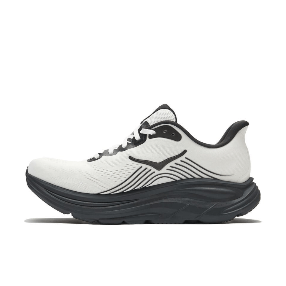 Hoka One One Clifton 11 white and black color scheme men's fashion sneakers new