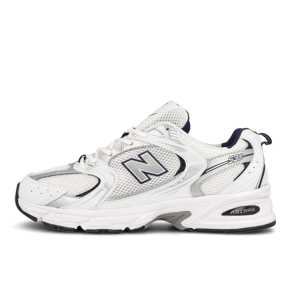 New Balance 530 White Silver Navy MR530SG Men's Fashion Sneakers New