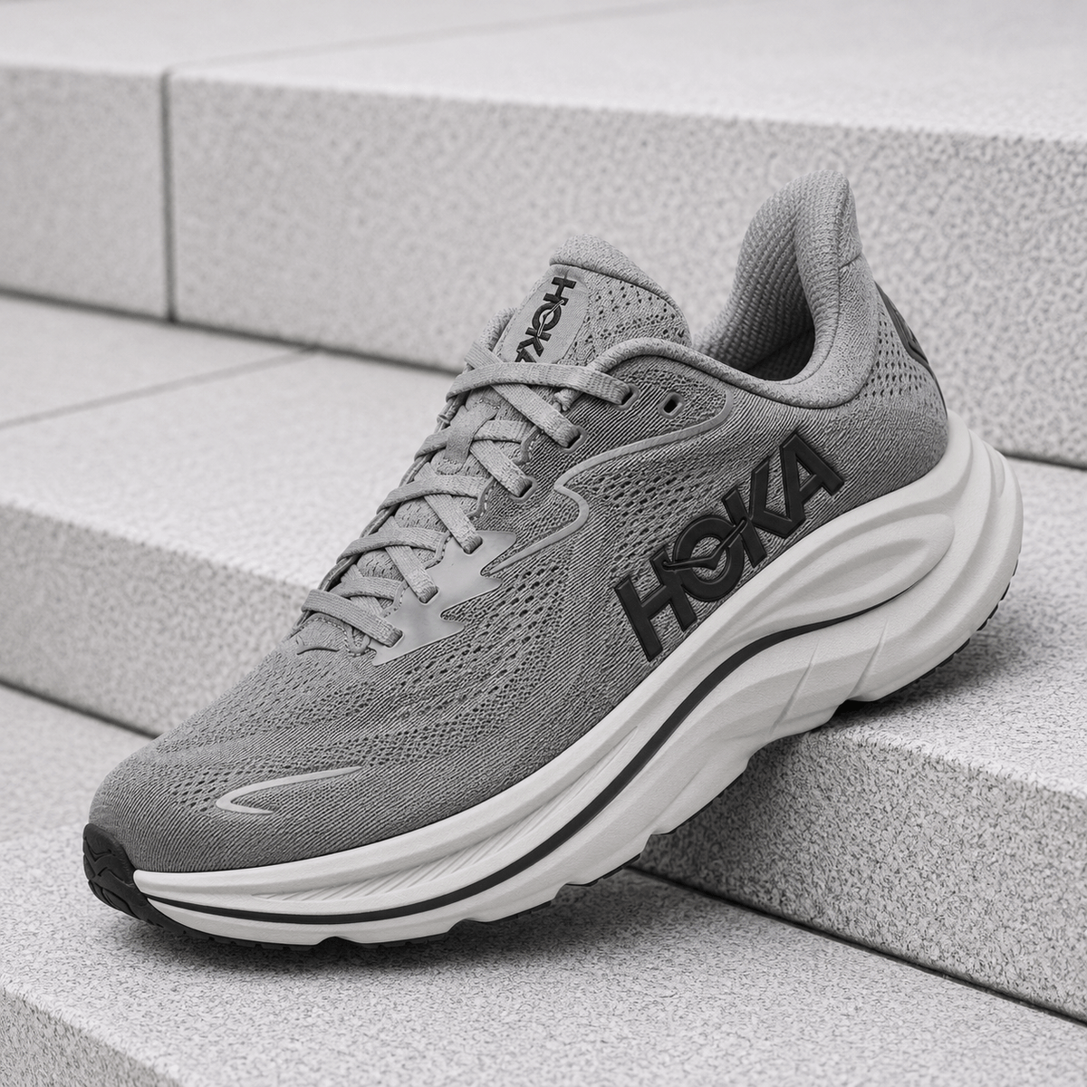 Hoka One One Clifton 10 Galaxy Grey Asteroid Men's Fashion Sneakers, New