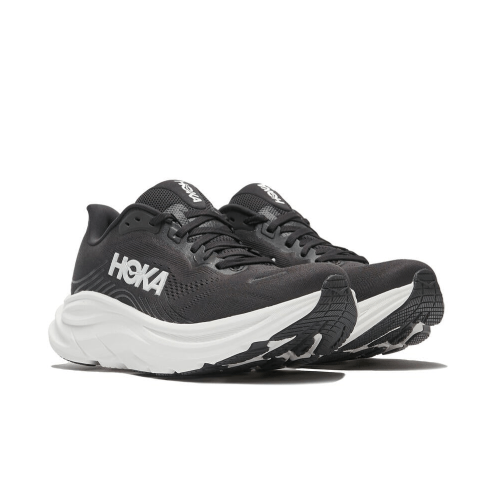 Hoka One One Clifton 11 Black and White, Men's Fashion Sneakers, New