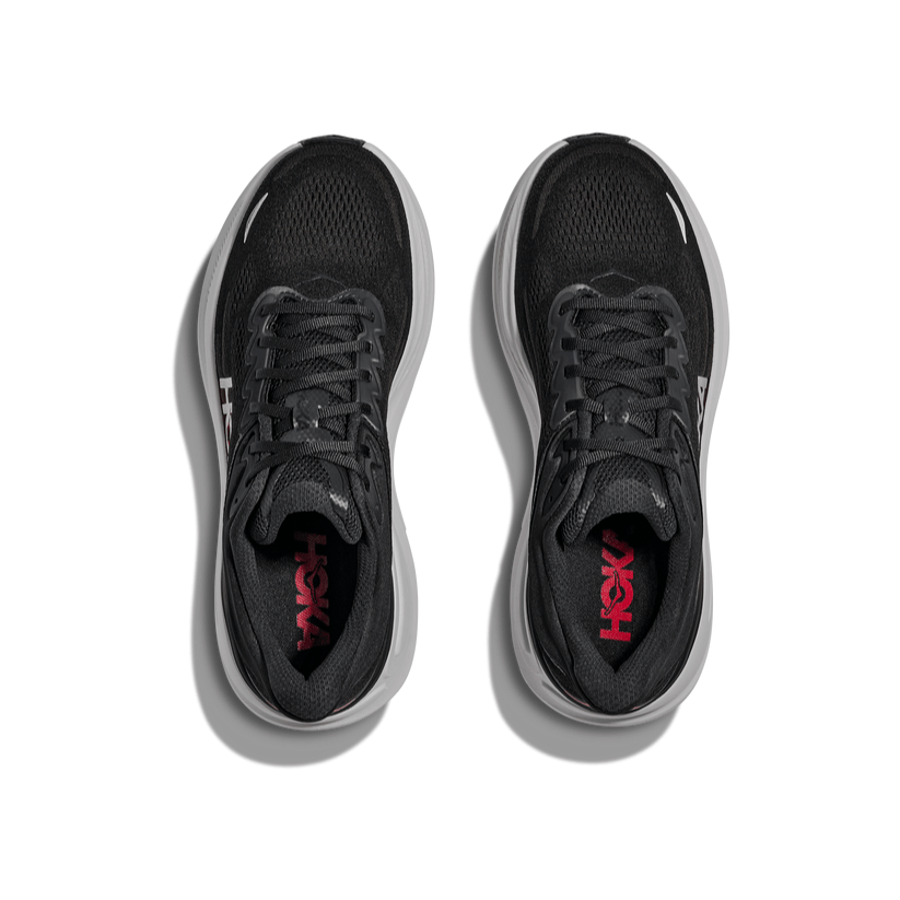 Hoka One One Bondi 9 Black Cinnabar 1162011-BKVR Men's Fashion Sneakers, New