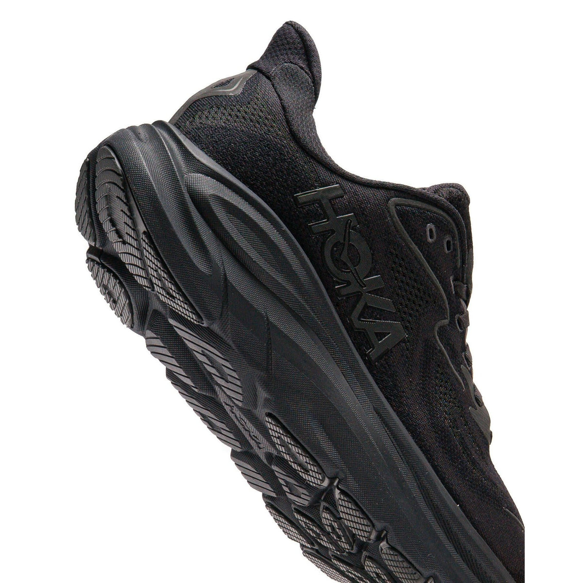 Hoka One One Clifton 10 Black 1162030-BBLC Men's Fashion Sneakers, New