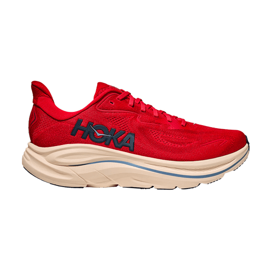 Hoka One One Clifton 10 Vermillion Varsity Navy 1162030-VLLN Men's Fashion Sneakers, New