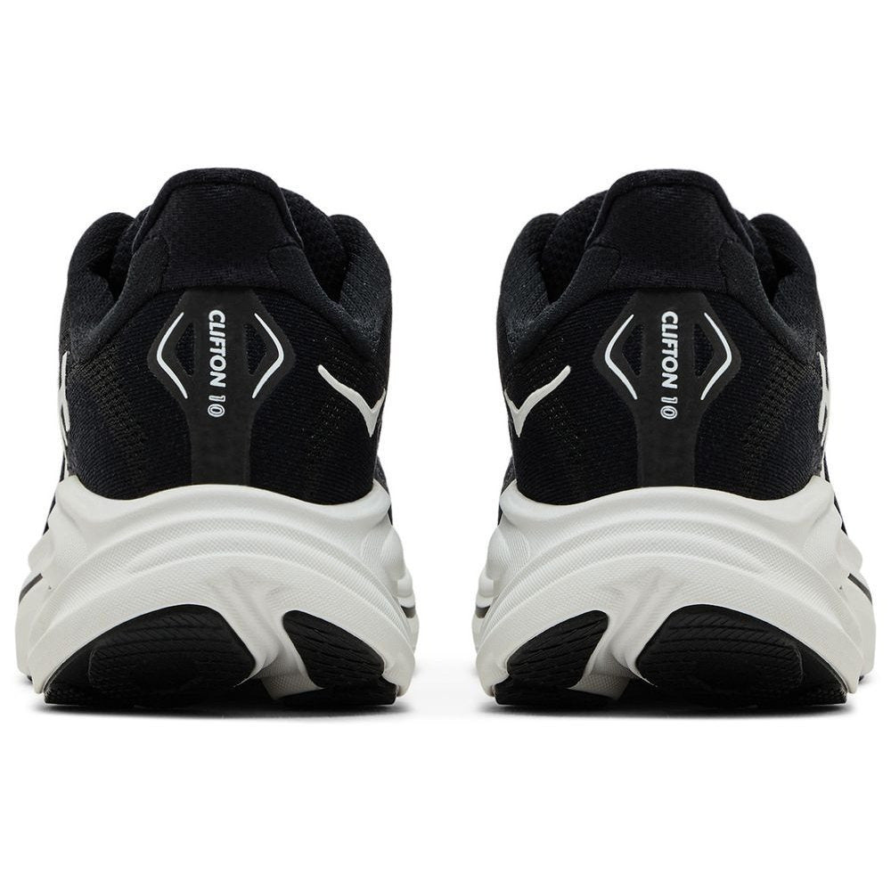 Hoka One One Clifton 10 Black & White 1162030-BWHT Men's Fashion Sneakers, New