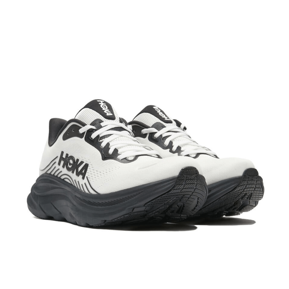 Hoka One One Clifton 11 white and black color scheme men's fashion sneakers new
