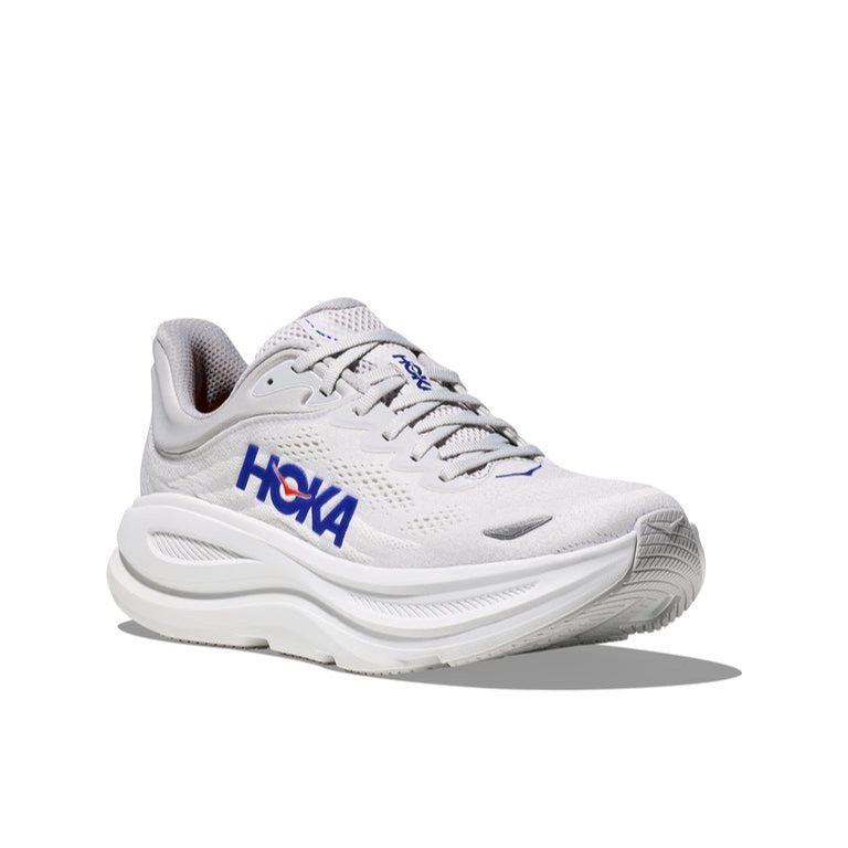 Hoka One One Bondi 9 Cosmic Grey Ultramarine 1162011-CYLT Men's Fashion Sneakers, New