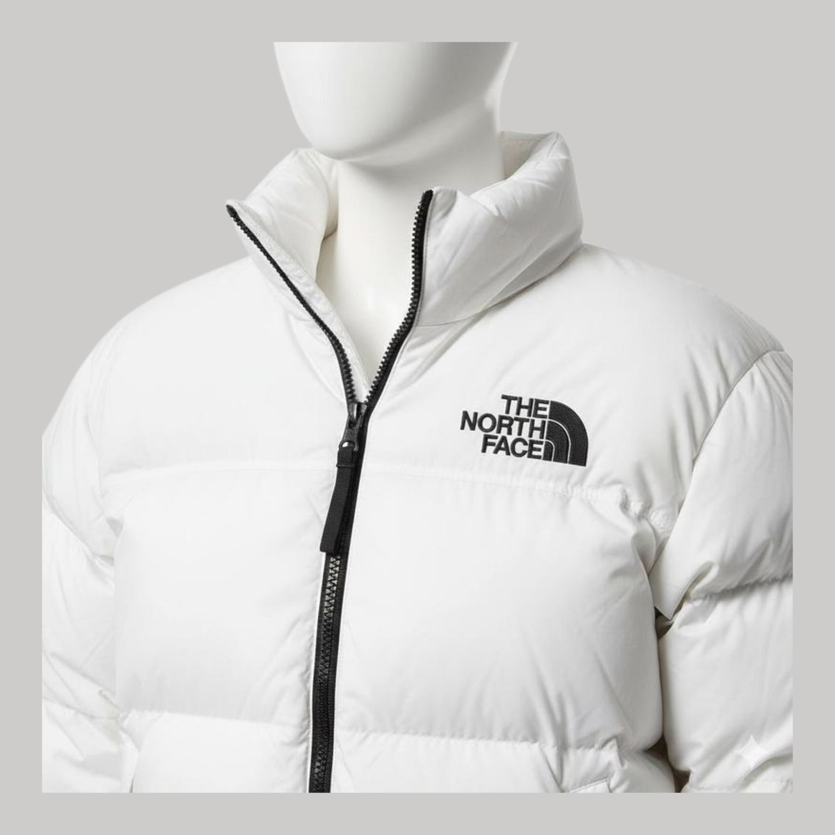 The North Face 1996 Retro Nuptse Hooded Puffer Jacket – White