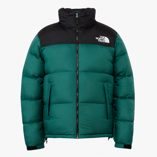 The North Face Men's 1996 Retro Hooded Puffer – Green / Black