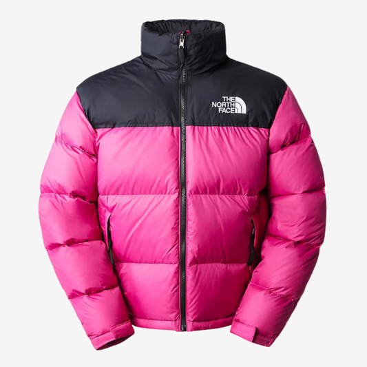 The North Face 1996 Retro Nuptse Hooded Puffer – Pink / Black