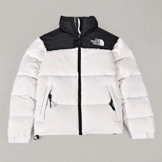 The North Face Men's 1996 Retro Nuptse Hooded Puffer – Black / White